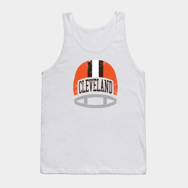 Cleveland Retro Helmet - White Tank Top by KFig21